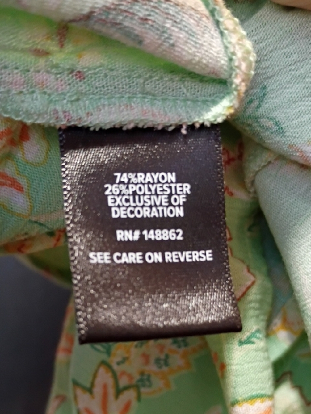 Torrid Mint Green Floral Tiered Camisole Top - Picture 8 of 8
